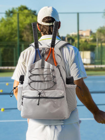 G4Free Tennistasche, Tennisrucksack für Damen und Herren, grosse Pickleball-Tasche, hält 4 Schläger