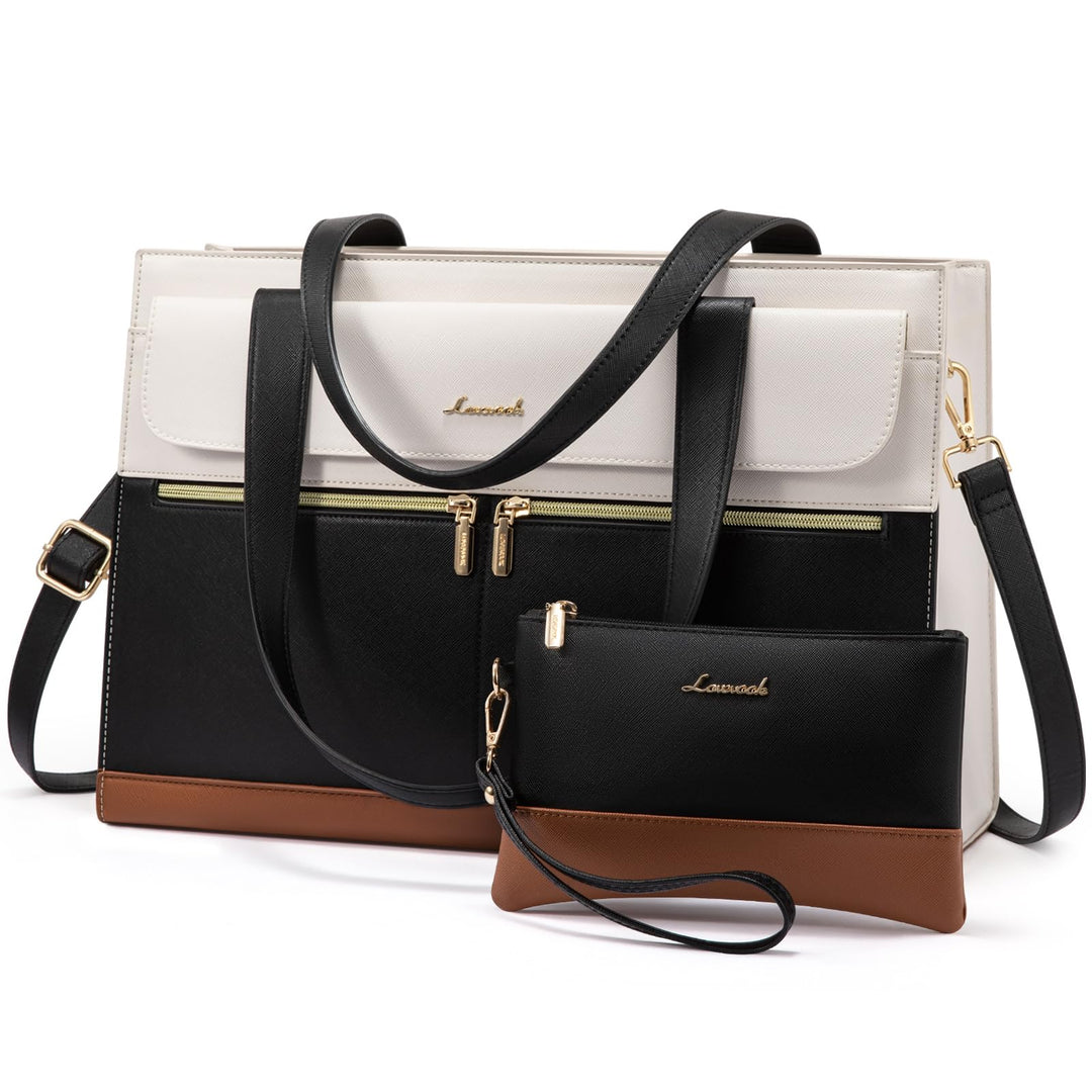LOVEVOOK Laptoptasche 15,6 Zoll Handtasche Damen, Arbeitstasche Aktentasche Lehrertasche Gross, PU L