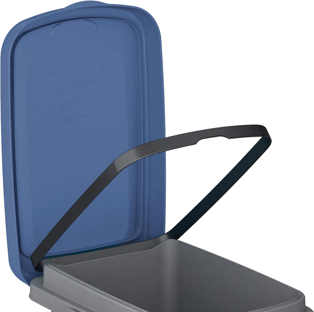 15L Mülleimer blau, Mülleimer Küche, Mülltonne, Abfalleimer Küche, Trash Bin, Mistkübel, Gelber Sack