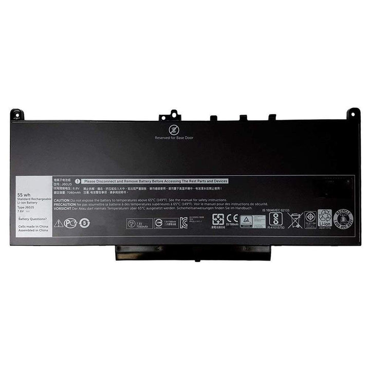 XITAIAN 7.6V 55Wh J60J5 MC34Y 0MC34Y 242WD Ersatz Laptop Akku für Dell Latitude E7270 E7470
