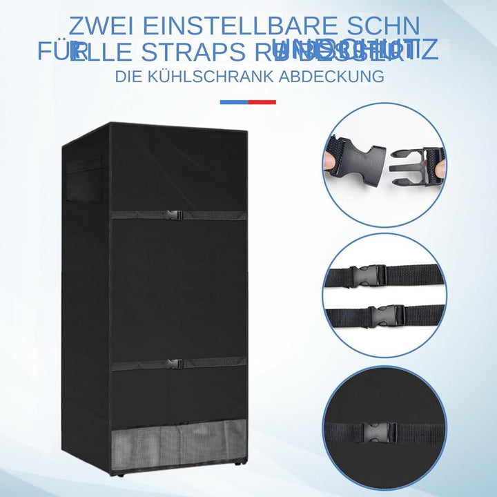 Upright Kühlschrank Abdeckung für Aussen, 210D Wasserdichter 100% Schutz, Outdoor Gefrierschrank Abd