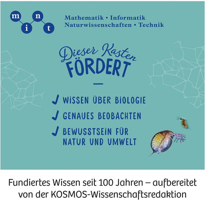 KOSMOS 636098 Mikroskop Experimentierkasten für Kinder, Schüler Mikroskop, Mikroskop für Kinder ab 1
