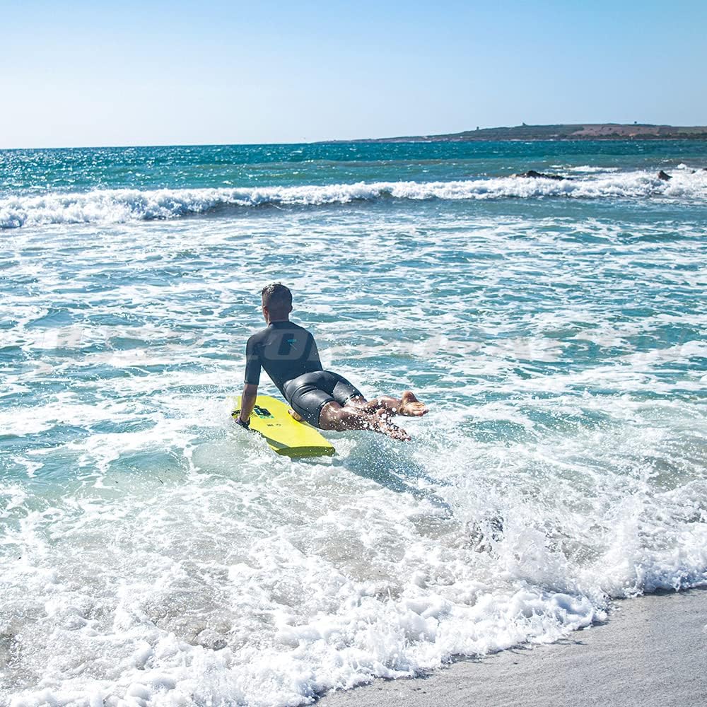 Aztron, ERIS 39 super leichtes und langlebiges Bodyboard für Anfänger, Unisex, Gelb