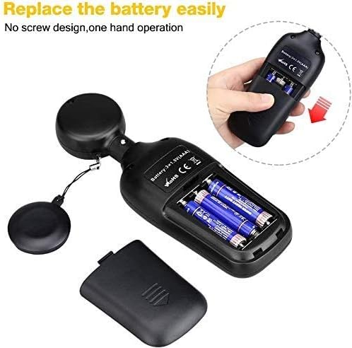 Digital Luxmeter Tragbare Photometer Belichtungsmesser Beleuchtungsstärke Lichtmesser mit Bereich bi