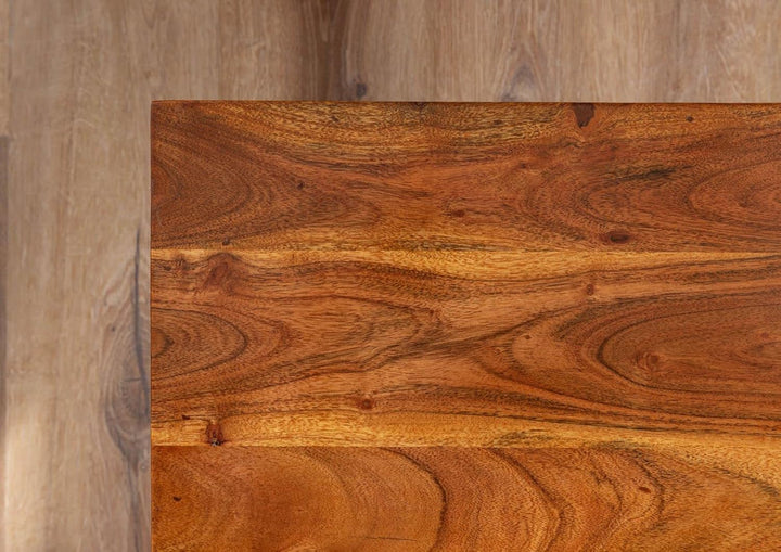 MASSIVMOEBEL24.DE Akazie Massivmöbel Bank 80x35 Honig Holz massiv Möbel Oxford #11 80x35x45 cm (BxTx