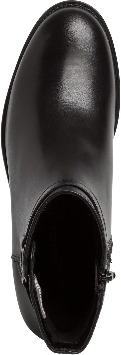 Tamaris Damen Ankle Boots, Frauen Stiefeletten,TOUCHit-Fussbett 36 EU Schwarz, 36 EU Schwarz