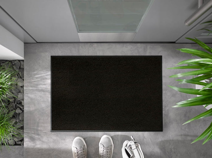 wash+dry Fussmatte, Raven Black 50x75 cm, innen und aussen, waschbar, 50x75 cm