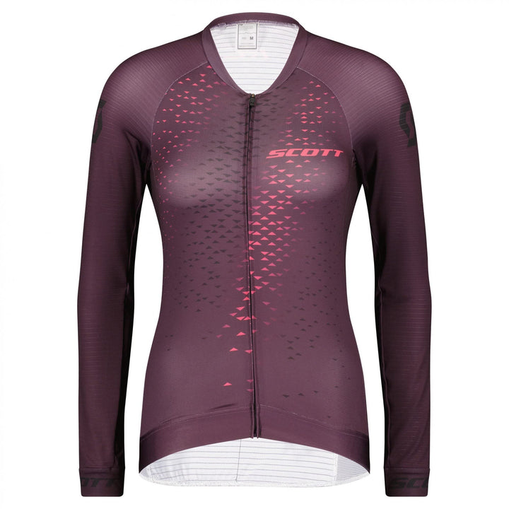 Scott RC Pro Damen Fahrrad Trikot lang lila 2022 XS Violett, XS Violett