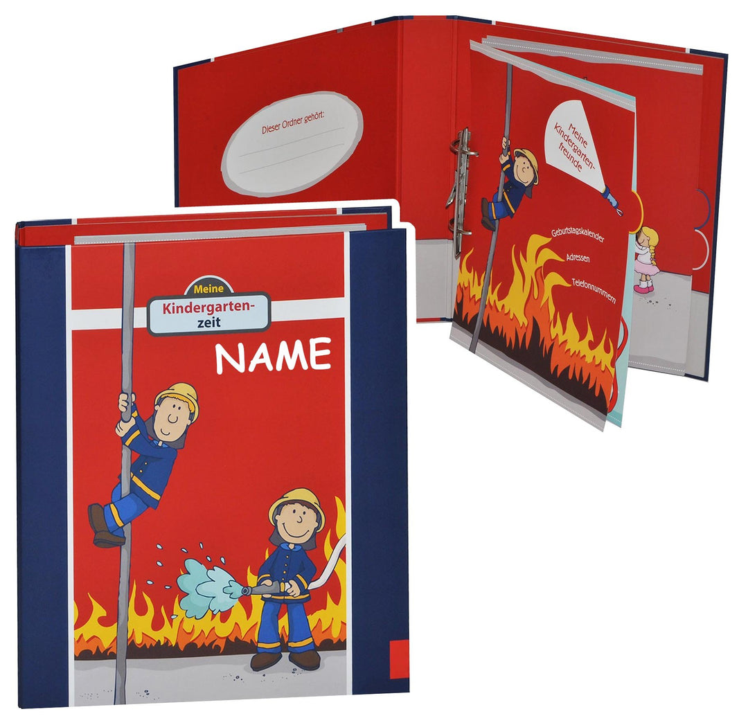 Meine Kindergartenzeit - Ringbuch/Sammelordner - incl. Name - Album - Kindergarten/Dokumente A4 - Fe