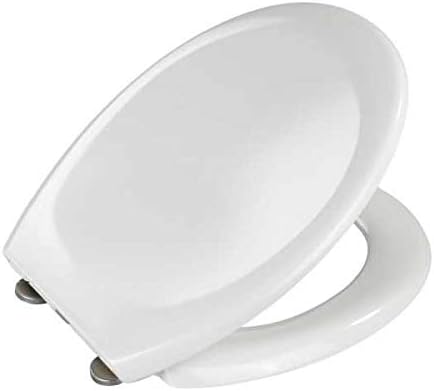 WENKO WC-Sitz Ottana Weiss, hygienischer Toilettensitz mit Absenkautomatik, WC-Deckel mit Fix-Clip B