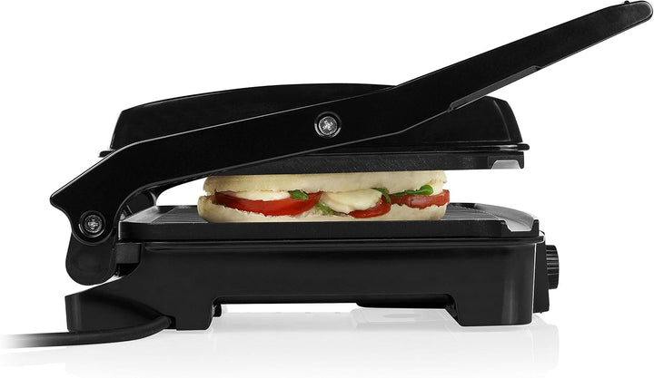 Tristar Kontaktgrill mit 180° Öffnung und Einer Bratfläche von 29 x 23,5 cm/auch als Tischgrill nutz