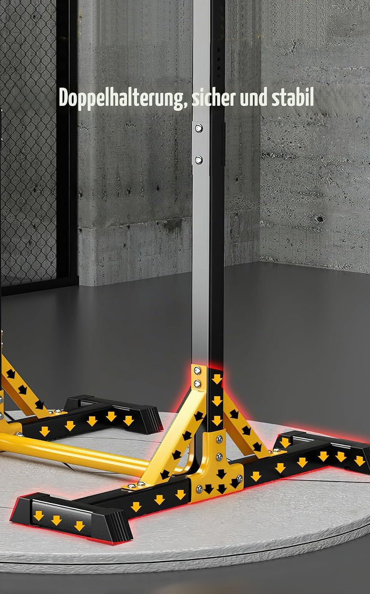 NIDAYE Klimmzugstation, Klimmzugstange, freistehend, Fitnessgerät für zu Hause, belastbar bis 200 kg