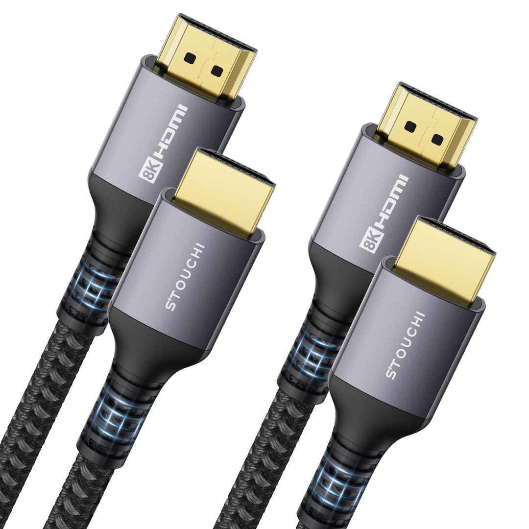 Stouchi 1,2m HDMI Kabel 8K,Ultra HD 48Gbit/s Hochgeschwindigkeit 8K60hz 4K120hz 144Hz 165Hz RTX 3080