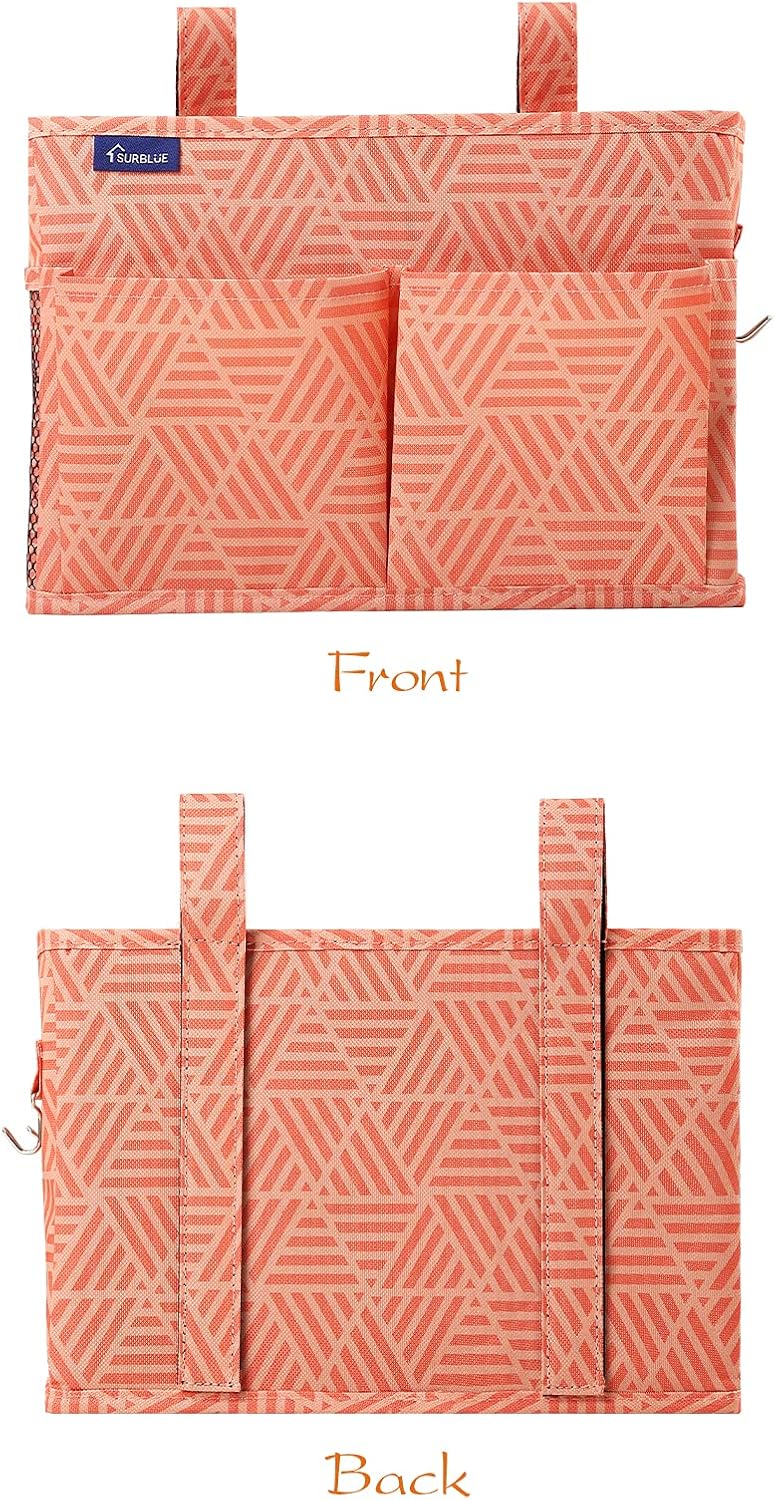 Surblue Bedside Caddy Hängebett Organizer Aufbewahrungstasche Tasche für Etagen-und Krankenhausbette