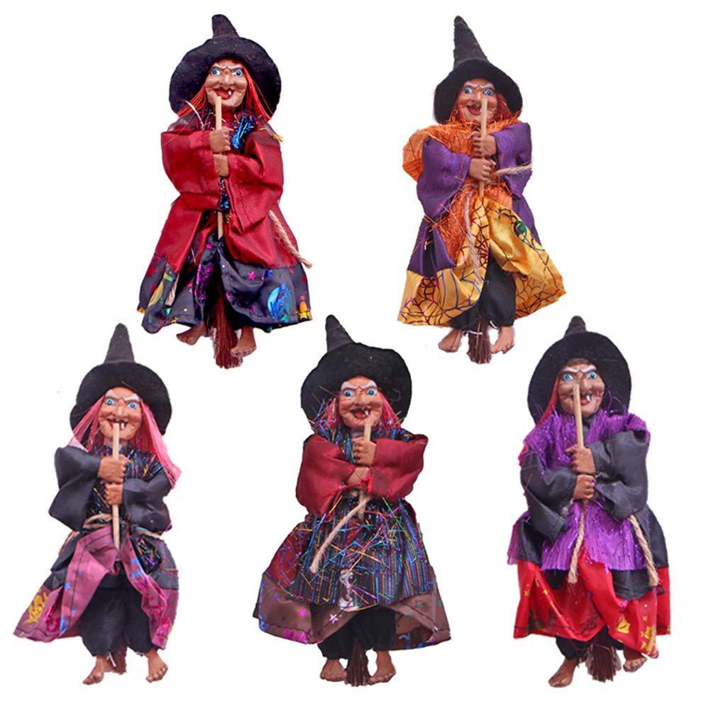 Halloween Dekoration Hexenfigur Hängende Hexe Deko für Party Garden Holiday Decor -1pc