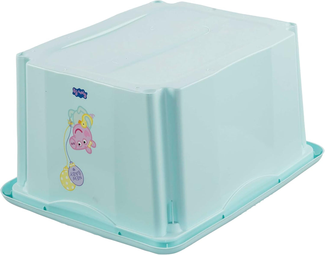 keeeper karolina Aufbewahrungsbox mit Deckel, 24 l, Dreh- und stapelbar, Design: Peppa, Für Kinder,