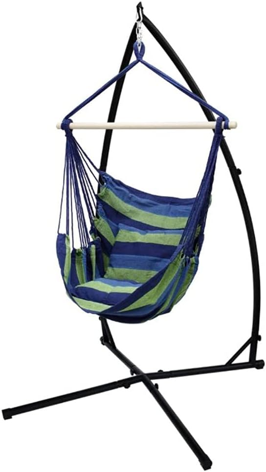 Hängesesselgestell aus Metall Hängestuhlständer Freistehendes Hängemattengestell 214 cm, für Garten