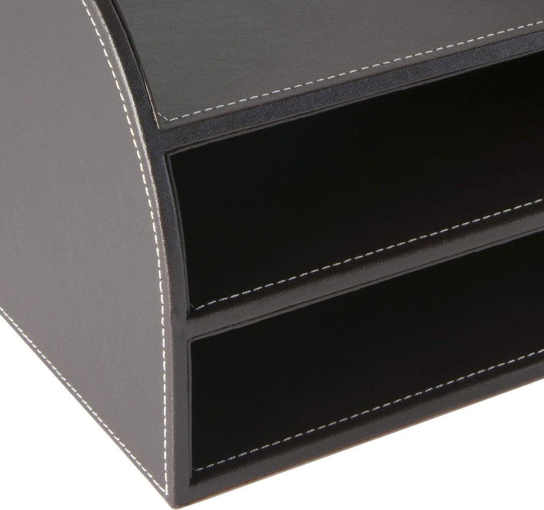 Osco BPU3TT Luxus Faux Leder, Büromaterial-Bürobedarf, braun Braun Single, Braun Single
