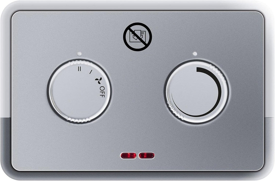 Steba Germany KH 4 | Keramik-Heizluefter | 30m² | Weiss-Silber |1800 W | Heizlüfter | Heizelemente a
