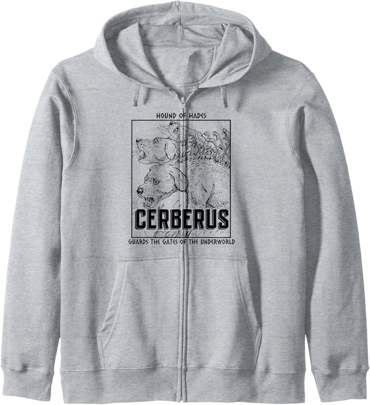 Vintage Greek Mythology Cerberus Kapuzenjacke