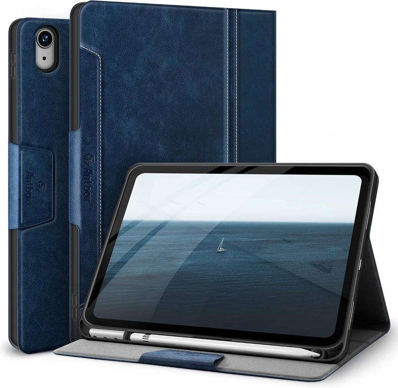 Antbox Hülle für iPad 10 Generation 2022 10,9 Zoll mit stifthalter Apple Pencil Halter Auto Schlaf/W