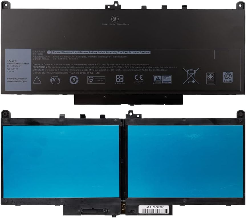 SwarKing Ersatz Akku Kompatibel mit J60J5 Latitude E7270 E7470 Series Notebook R1V85 451-BBSX 451-BB