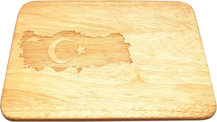 Frühstücksbrettchen Türkei Brotbrett Türkiye Gravur