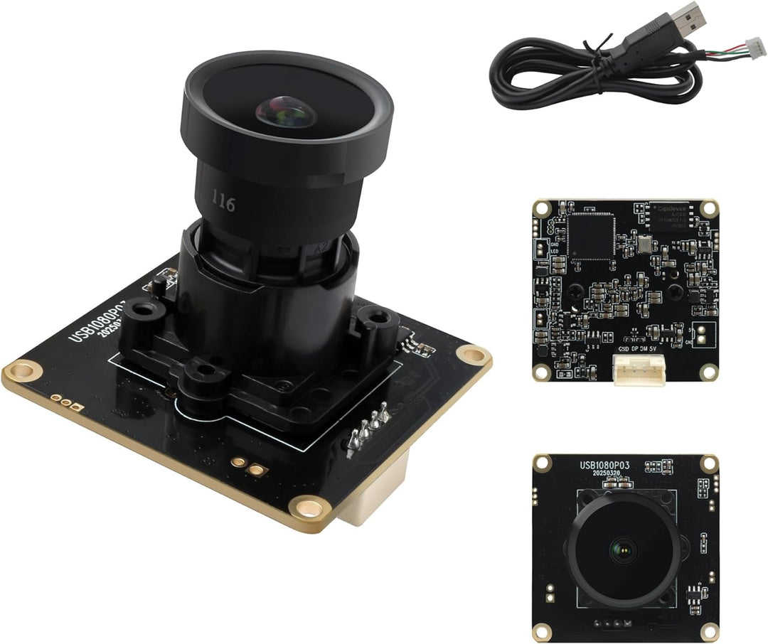 1080P Full HD USB Kameramodul mit 0,0001Lux Extrem-Schwachlicht,F1.0 Blende & 110° Weitwinkel,SC2210