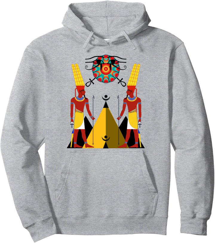 Ägyptischer Gott Amun Mythologische kemetische moderne Kunst Pullover Hoodie
