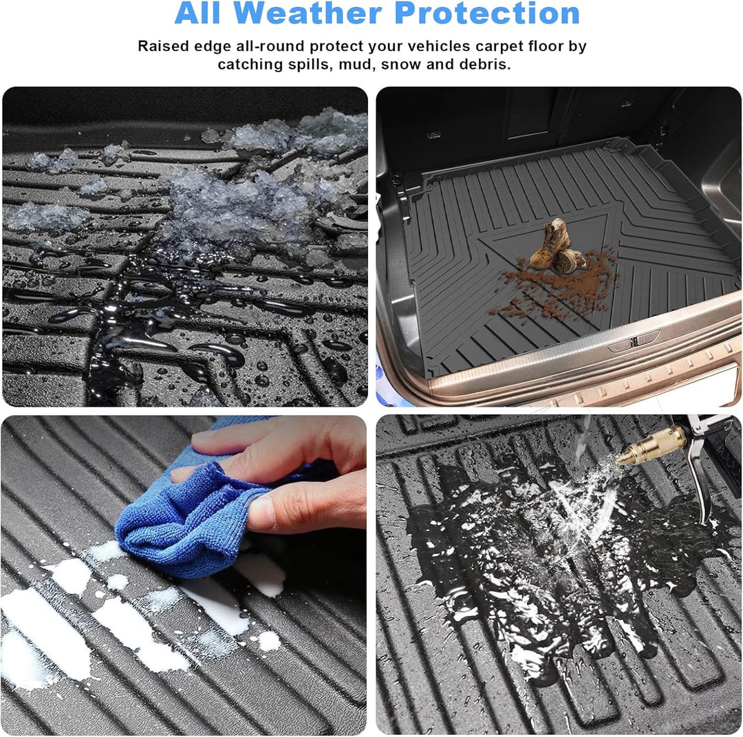 CDEFG Peugeot 3008 2016-2022 2023 Kofferraumwanne, 3008 II Kofferraummatten Matten Wasserdicht Anti-