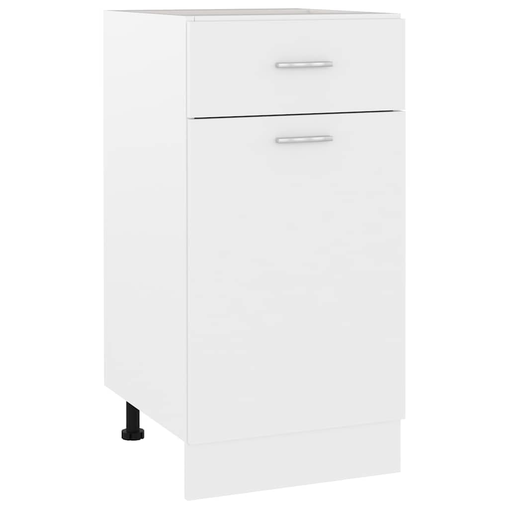 vidaXL Unterschrank 60x46x81,5 cm, Weiss, Holzwerkstoff, Bad- & Küchenschrank, Unterbeckenschrank, W