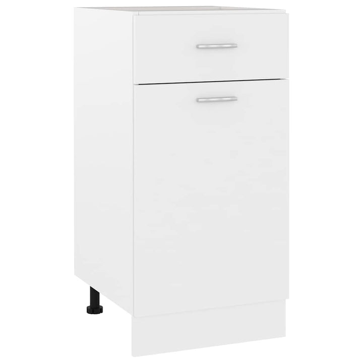 vidaXL Unterschrank 60x46x81,5 cm, Weiss, Holzwerkstoff, Bad- & Küchenschrank, Unterbeckenschrank, W