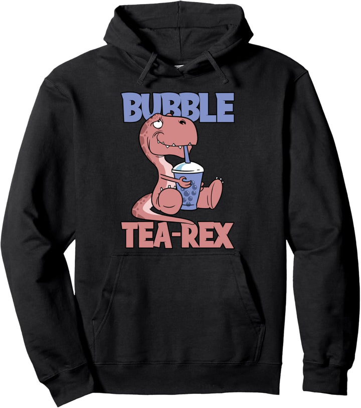 T-Rex Dinosaurier Dino Bubble Tea Tea-Rex Boba Pullover Hoodie