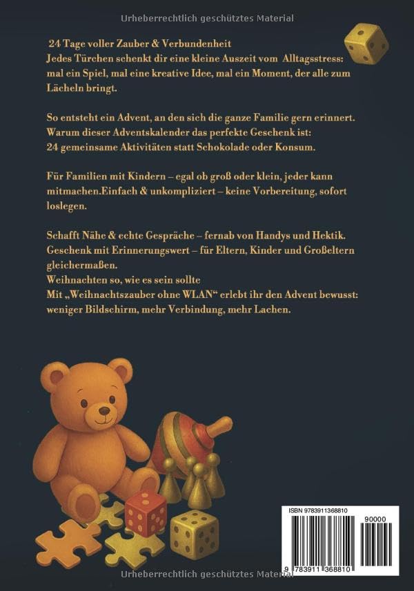 Weihnachtszauber ohne WLAN – 24 lustige Challenges für die ganze Familie: Ein Adventskalender für un