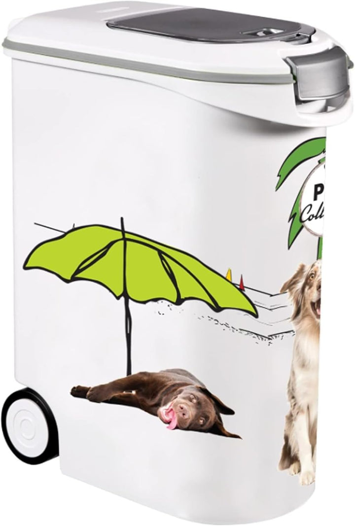 Curver Futterbehälter für Hunde – 20 kg / 54 l – Pets Collection – grosse luftdichte Aufbewahrung fü