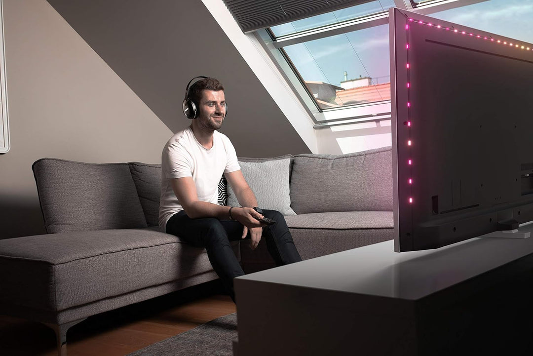 Philips Kabelloser TV Kopfhörer Over Ear SHD8850/12 Wireless HiFi Kopfhörer (Exzellenter Sound, Hi-R