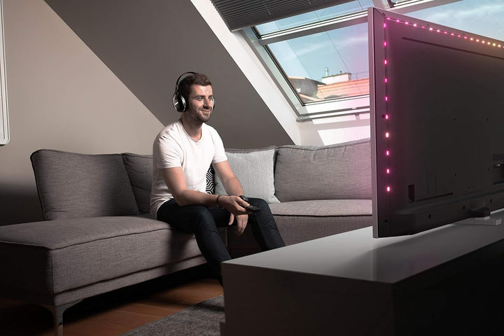 Philips Kabelloser TV Kopfhörer Over Ear SHD8850/12 Wireless HiFi Kopfhörer (Exzellenter Sound, Hi-R