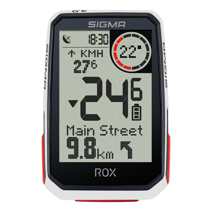 Sigma Sigma Sigma Rox 4.0 Hr Set Fahrradcomputer Weiss Einheitsgrösse Weiss HR-Set, Weiß HR-Set