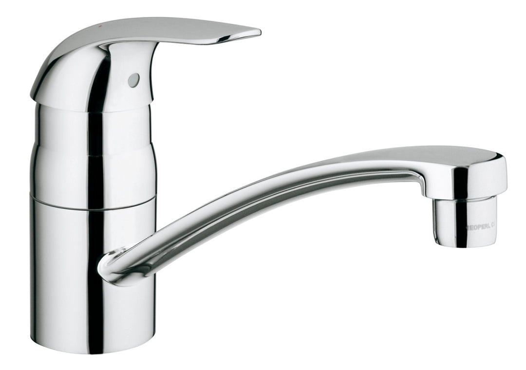 GROHE Euroeco | Küchenarmatur - Spültischbatterie | 32750000, Silber, Chrom, Chrom