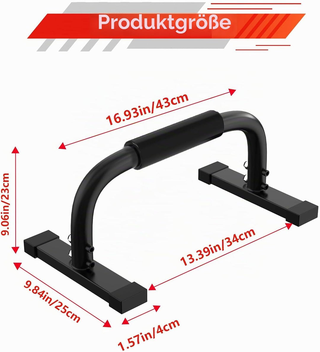 Parallettes Bars, Parallettes Liegestützgriffe Calisthenics, 300Kg/661lbs Push Up Stand Bars Equipme