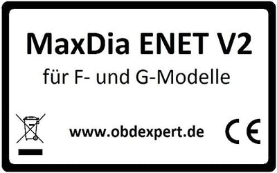 MaxDia ENET V2 Ethernet Diagnose-Interface für BMW F-Modelle und G-Modelle zur Diagnose und Codierun