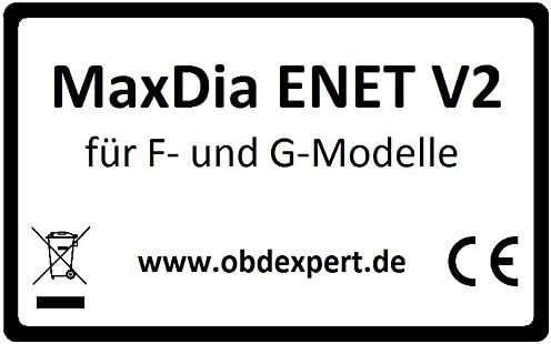 MaxDia ENET V2 Ethernet Diagnose-Interface für BMW F-Modelle und G-Modelle zur Diagnose und Codierun