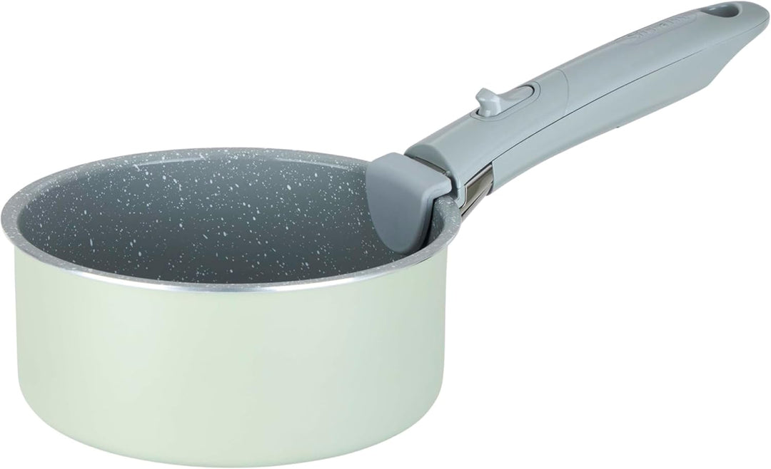 Sitram 716939 Kochgeschirr-Set, 7-teilig, gepresstes Aluminium, grün + gesunde Keramikbeschichtung,