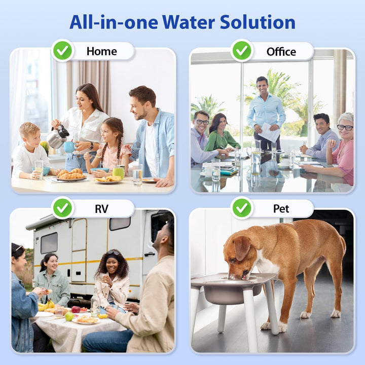 iSpring CKC1C Auftischfilter Wasserfilter Filteranlage für Wasser Auftisch Filter,1 Stufe Auftischfi