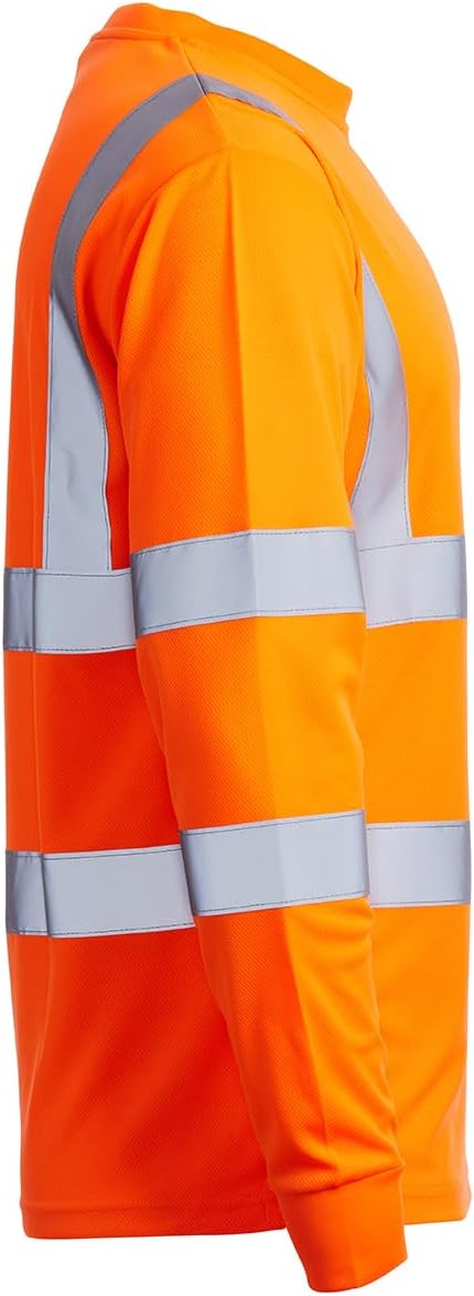 Blackrock Warnschutz-Langarm-T-Shirt M Rail Orange, M Rail Orange