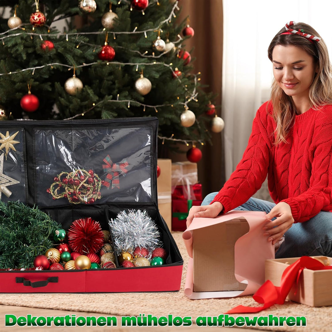 Weihnachtsbaum Lagerung Christmas Tree Aufbewahrungstasche mit Reissverschluss & Tragegriff, Tannenb
