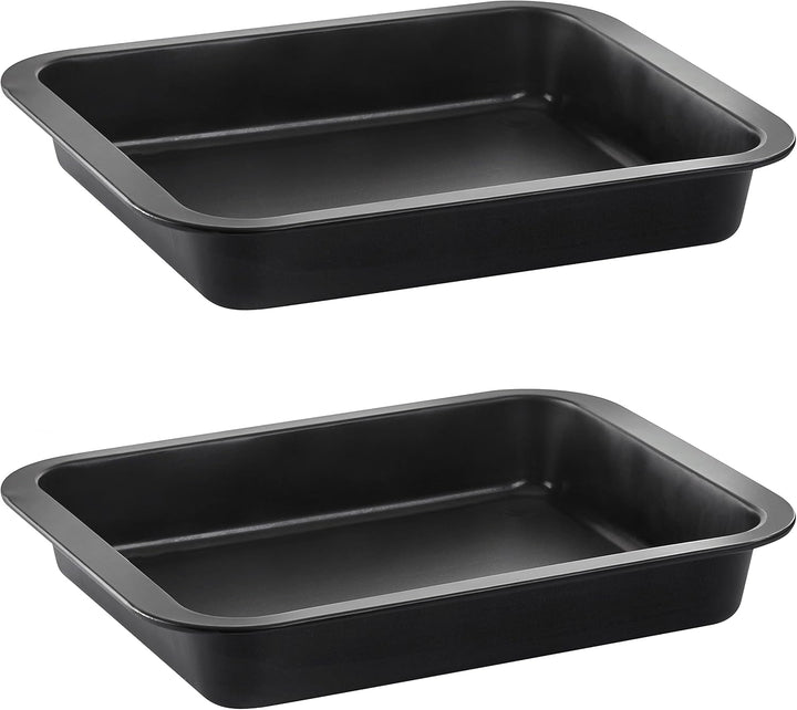 Grizzly 2x Auflaufform, Grösse klein, antihaftbeschichtet, mit Griffrand, auch als Lasagneform, Brät