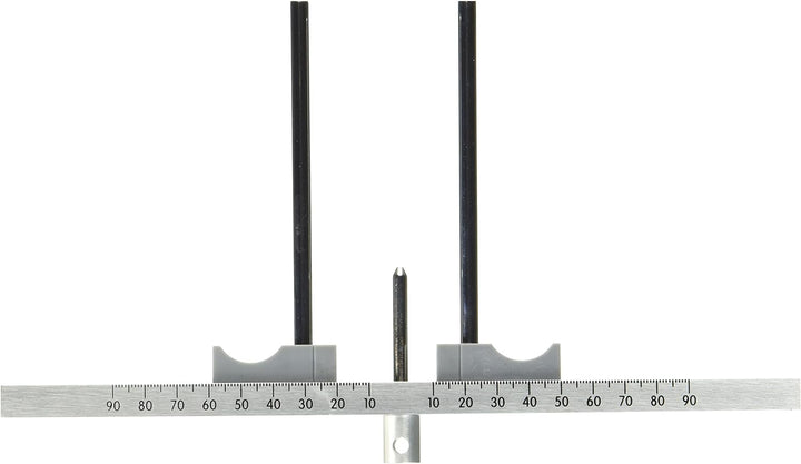SECOTEC Marchesi 102204081 Zylindermesslehre, Messlehre für Profilzylinder zum Ermitteln der Einbaul