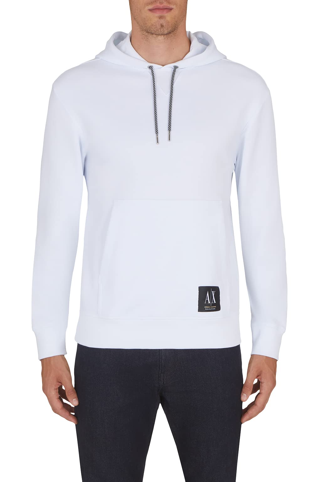 Armani Exchange Herren Cotton French Terry Basic Kapuzen Hooded Sweatshirt, M