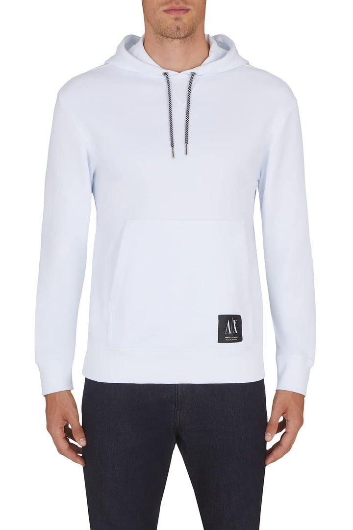 Armani Exchange Herren Cotton French Terry Basic Kapuzen Hooded Sweatshirt, M